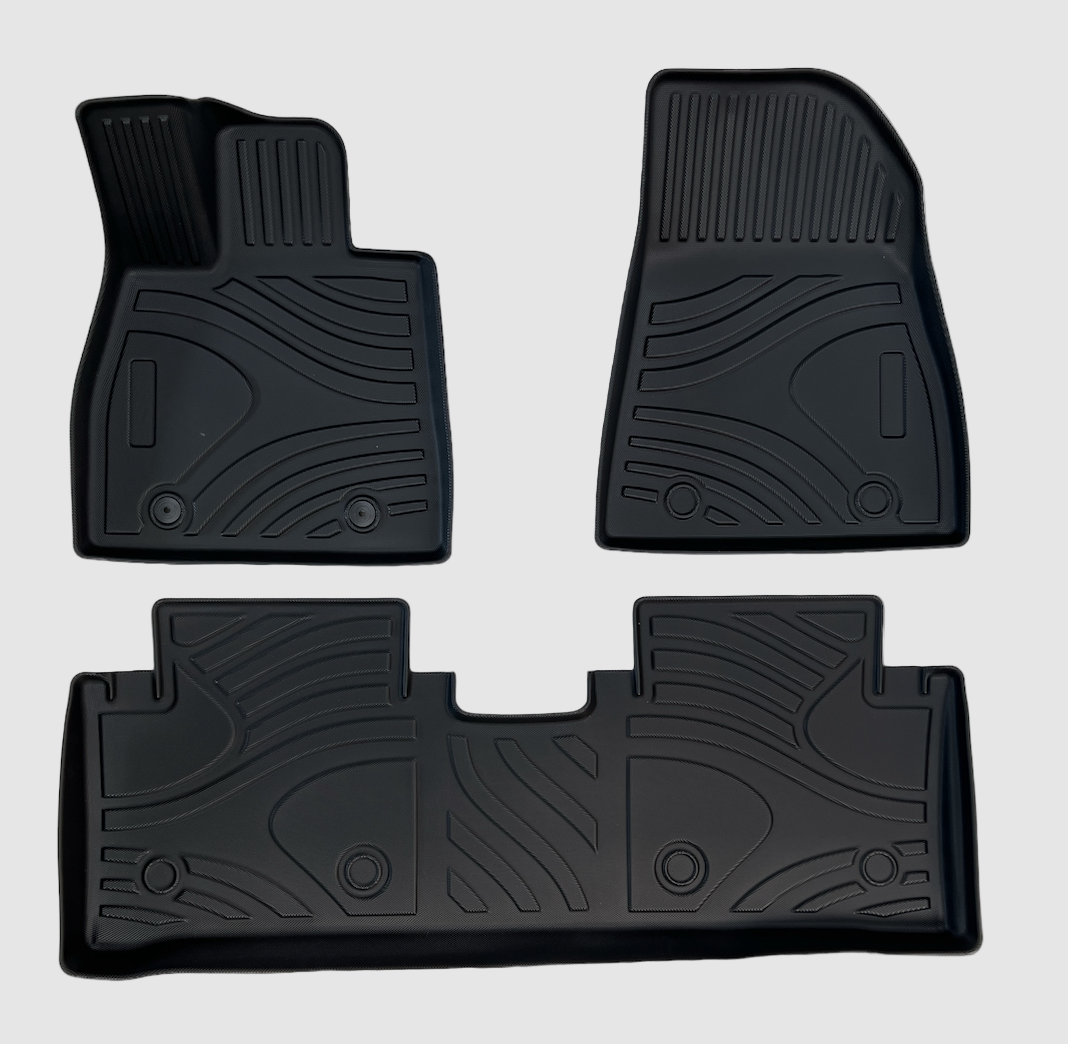 Mattenset voor BYD Seal, 3D All Weather in zwart rubber.