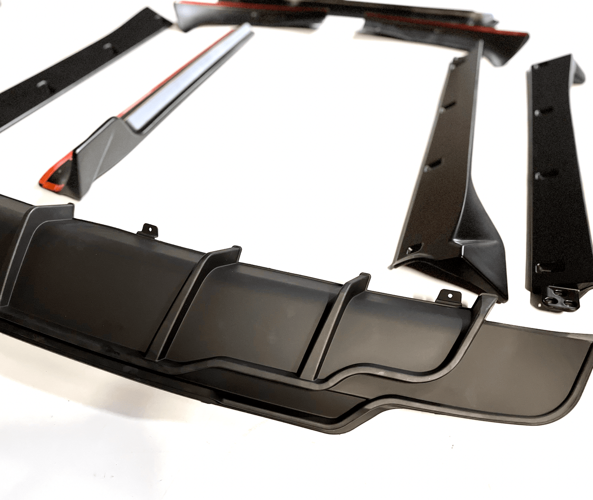 Compleet bodykit in mat zwart - Passend voor Tesla Model 3