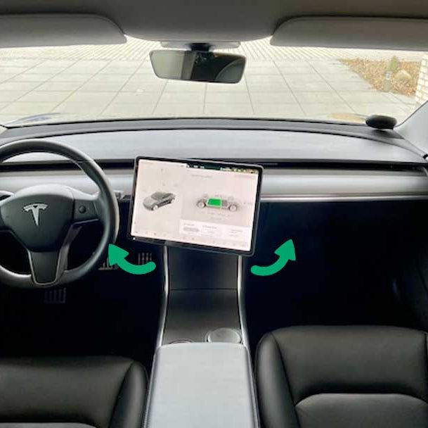Draaibeugel voor het scherm van de auto voor Tesla Model 3/Y