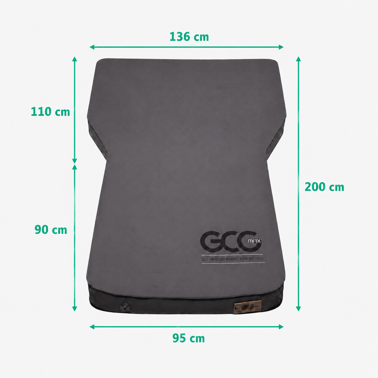 GCG MAX Matras + Bamboe hoeslaken