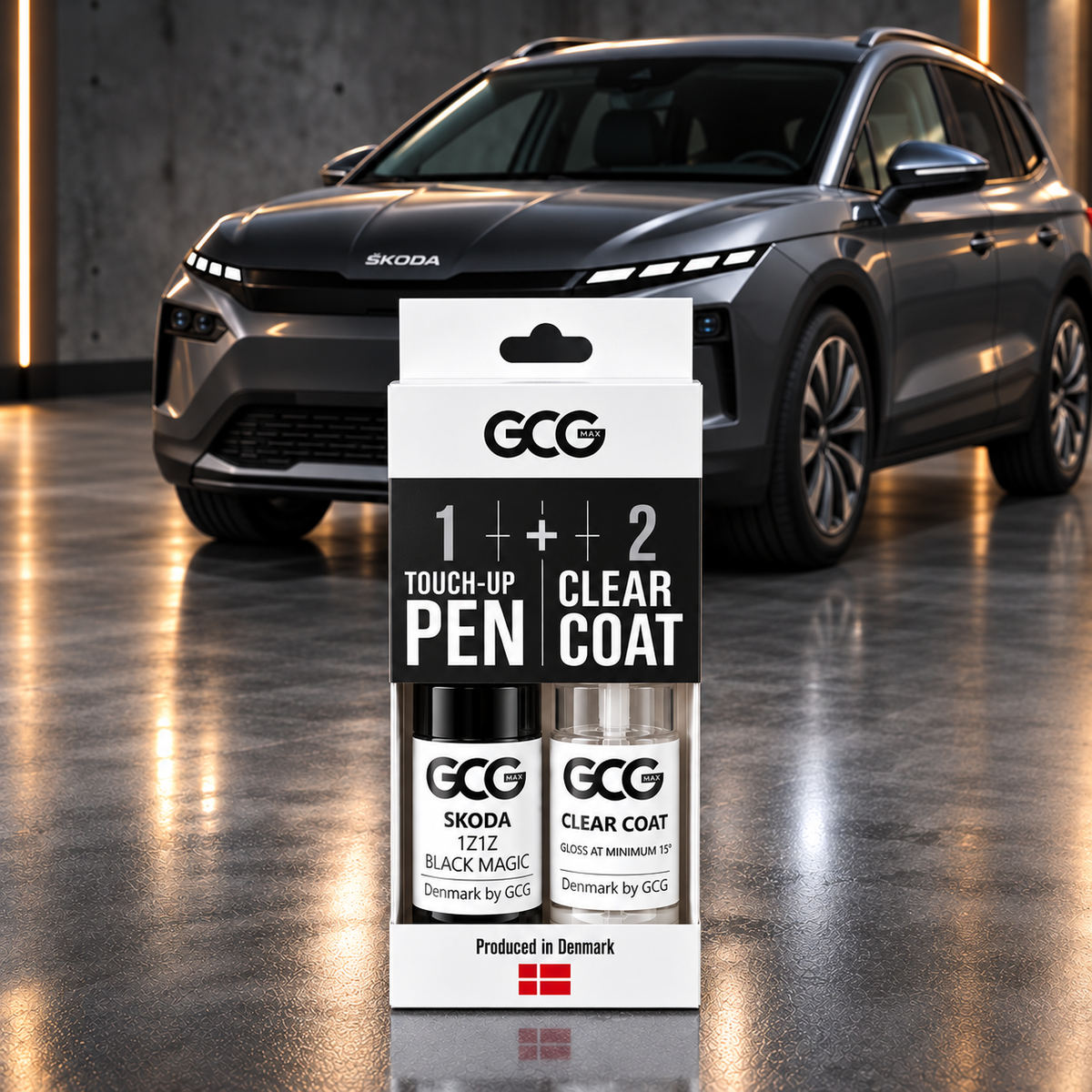 GCG MAX Lakstift + blanke lak voor Skoda