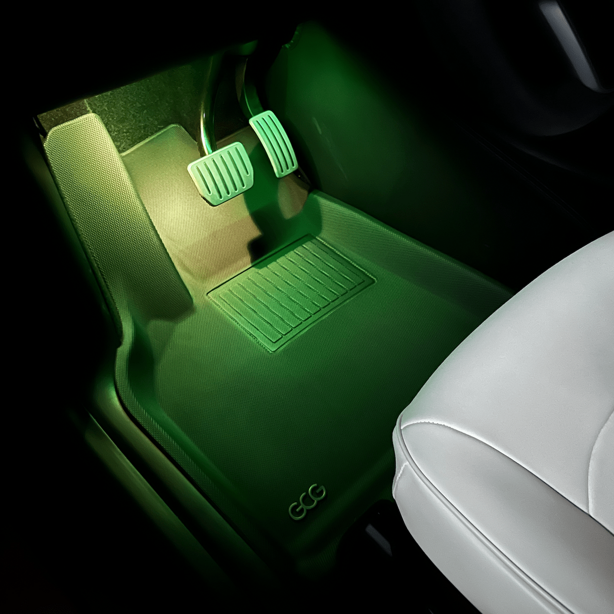LED-licht onder de stoelen - vele kleurcombinaties