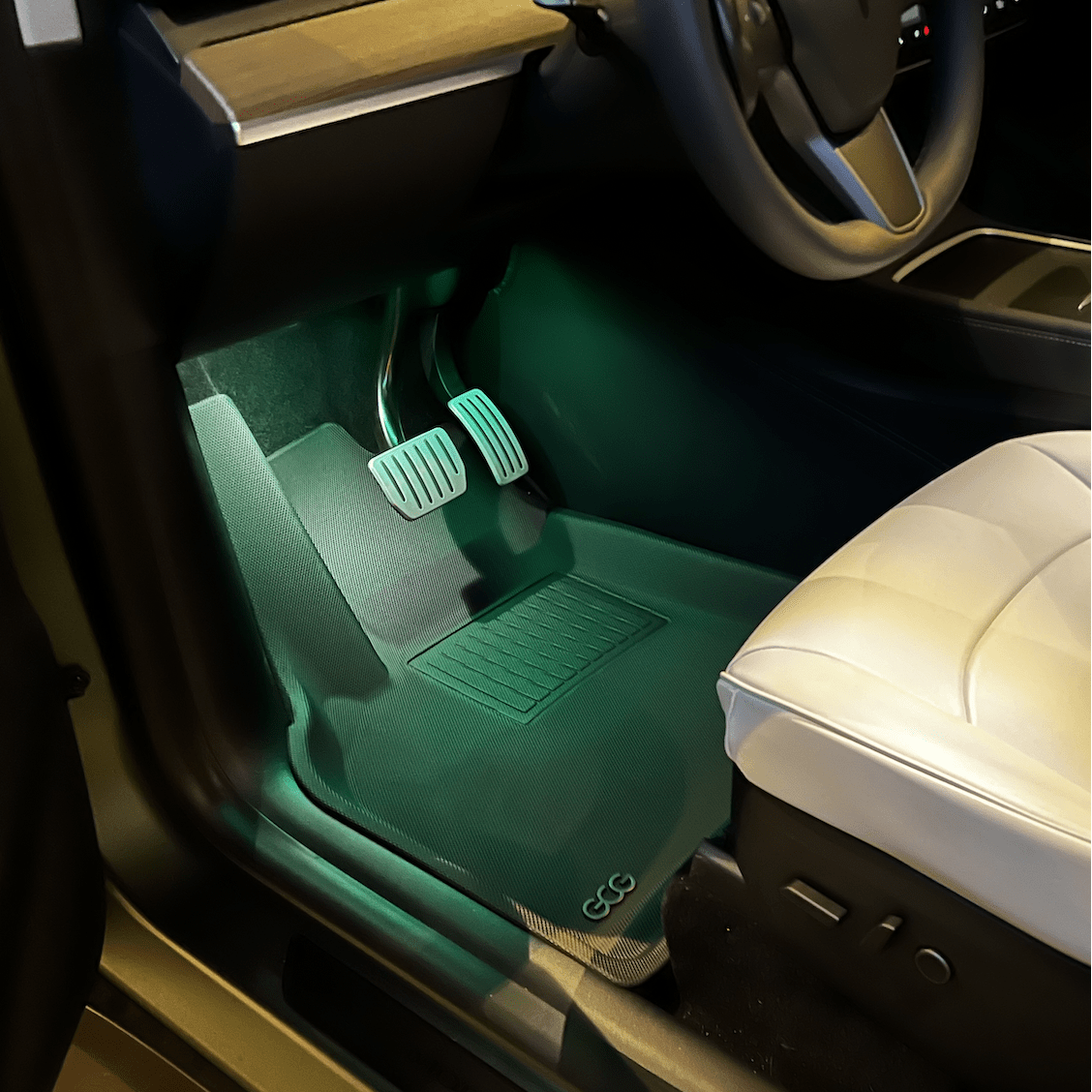 LED-licht onder de stoelen - vele kleurcombinaties