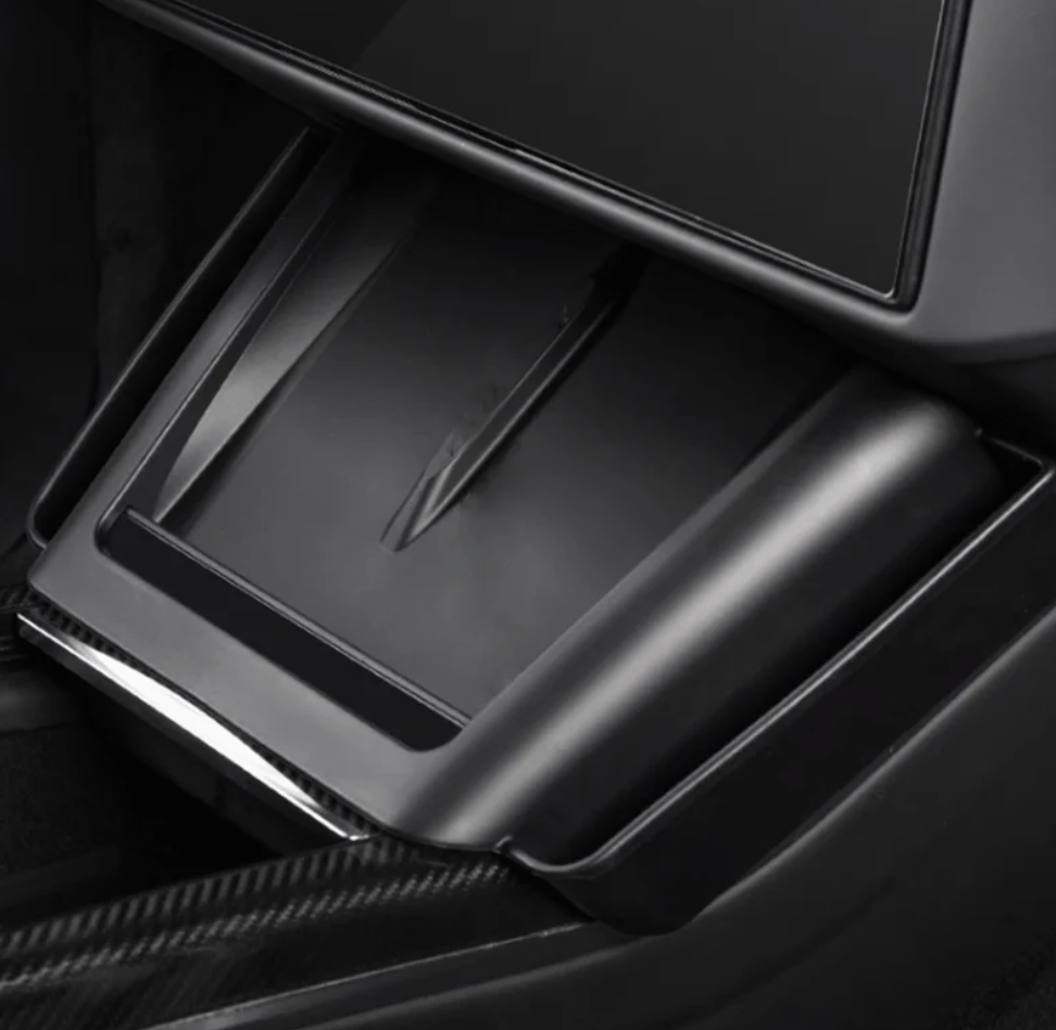 Cover voor draadloze oplader, met opbergruimte – Tesla Model S/X