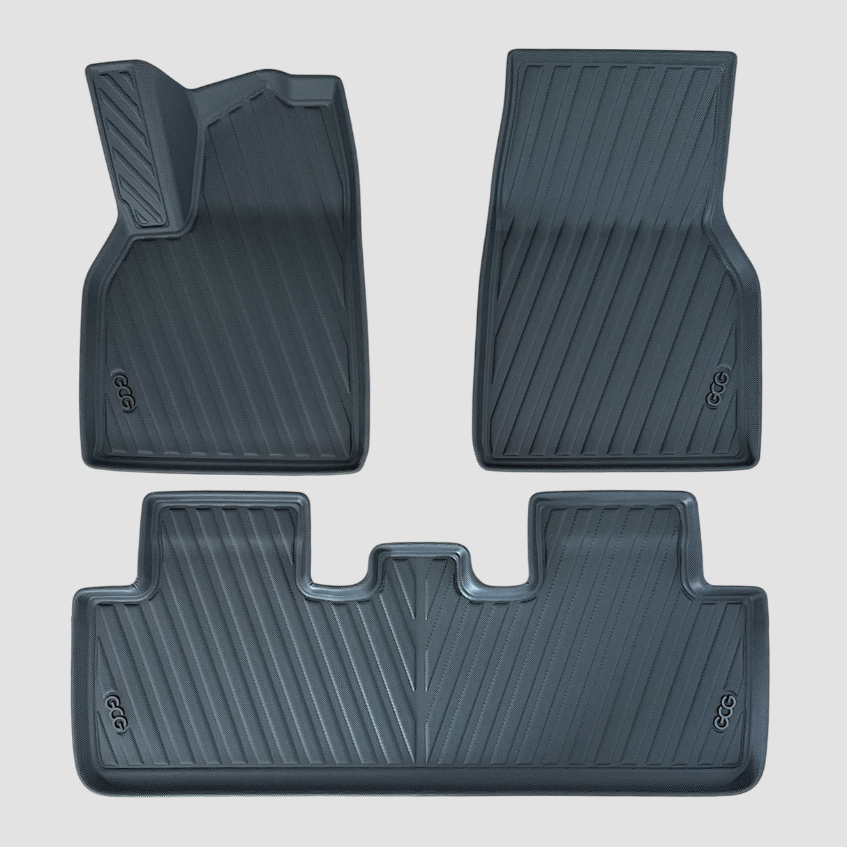 GCG MAX All Weather vloermatten set voor Tesla Model Y Juniper