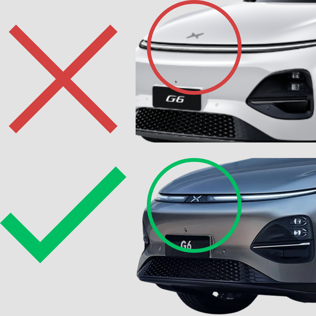 Embleemcover voor frontlogo - XPENG G6