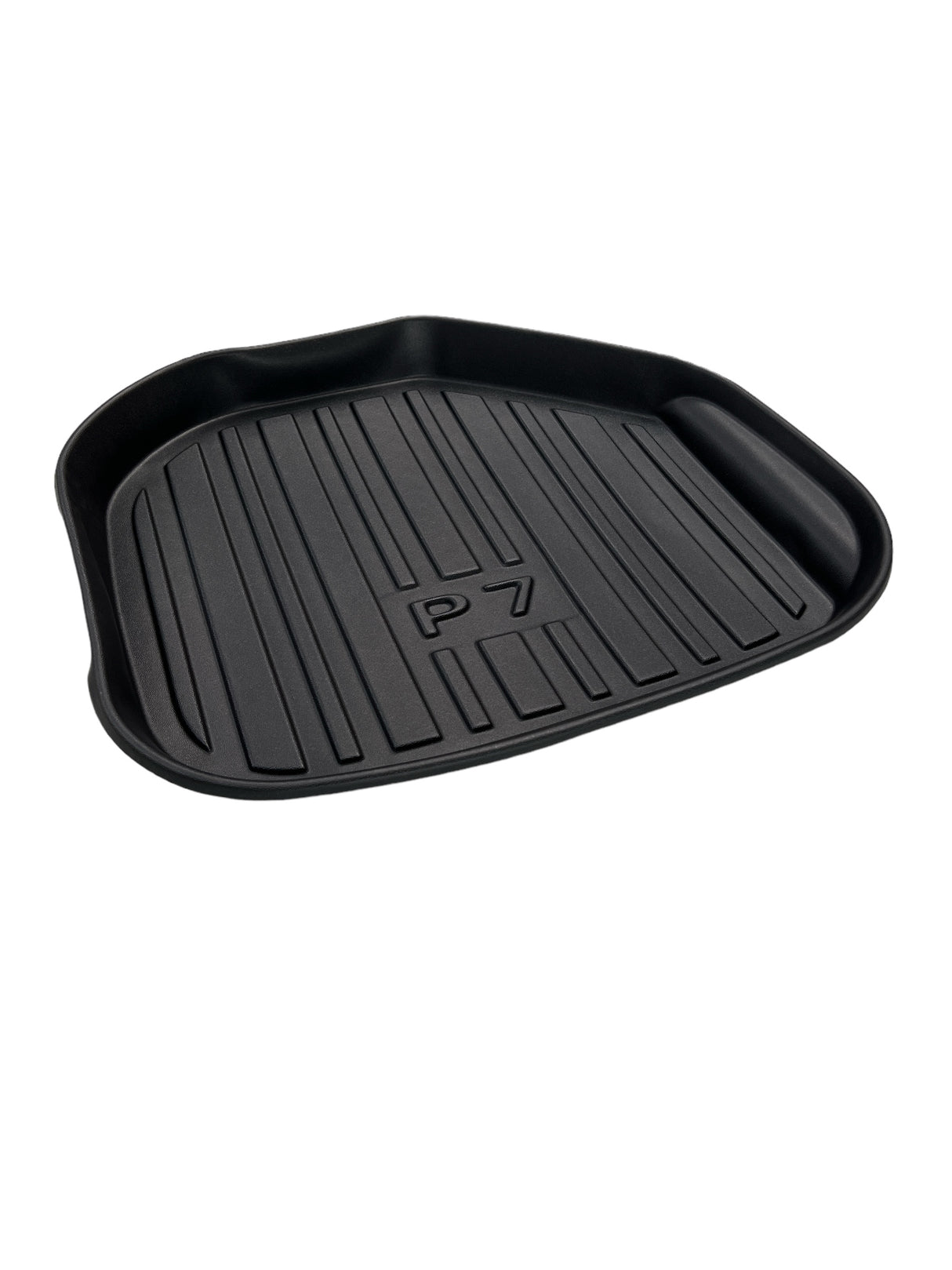 XPENG P7 all-weather frunk mat van zwart rubber