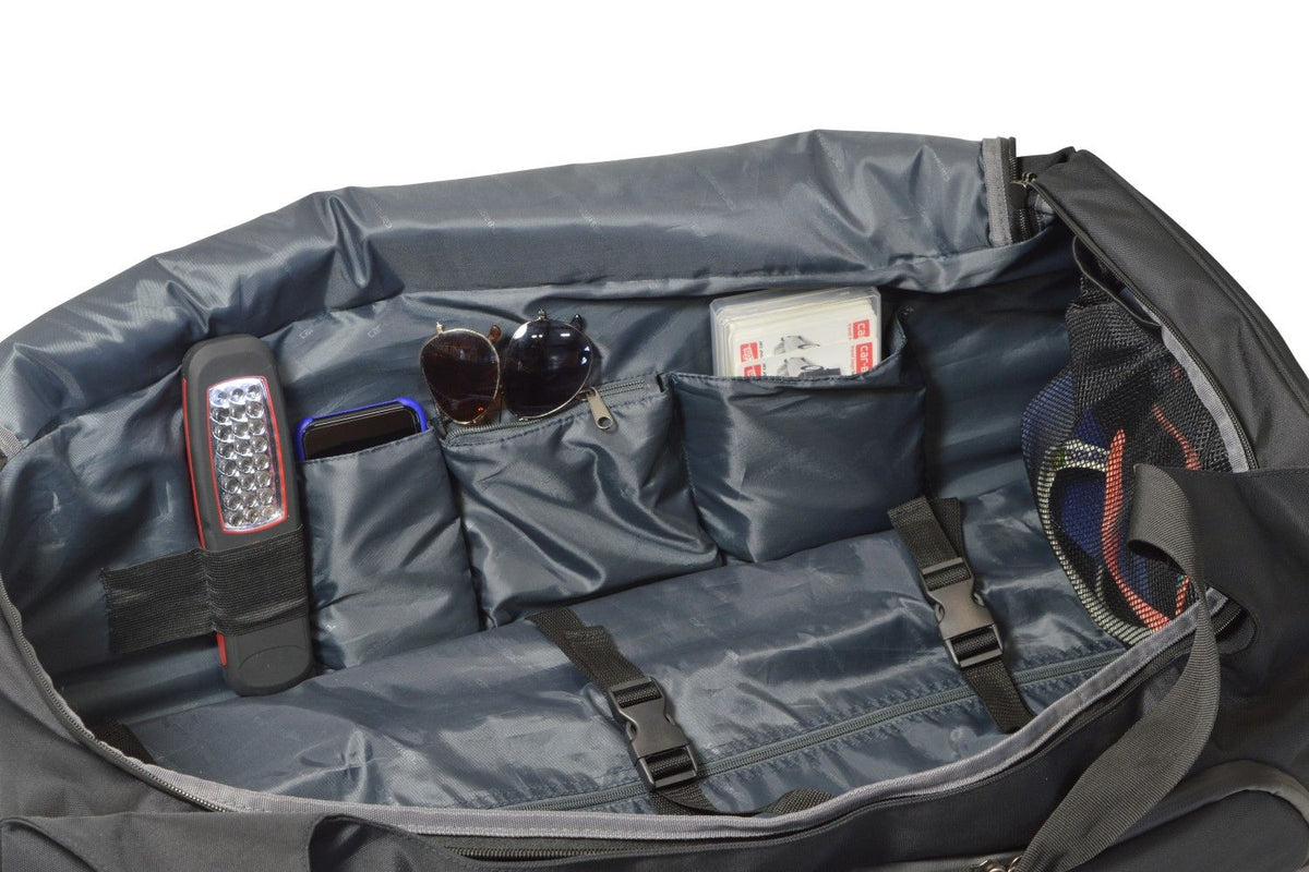 Car-Bags Pro.Line tassen Tesla Model Y interieur met vakken en voorwerpen