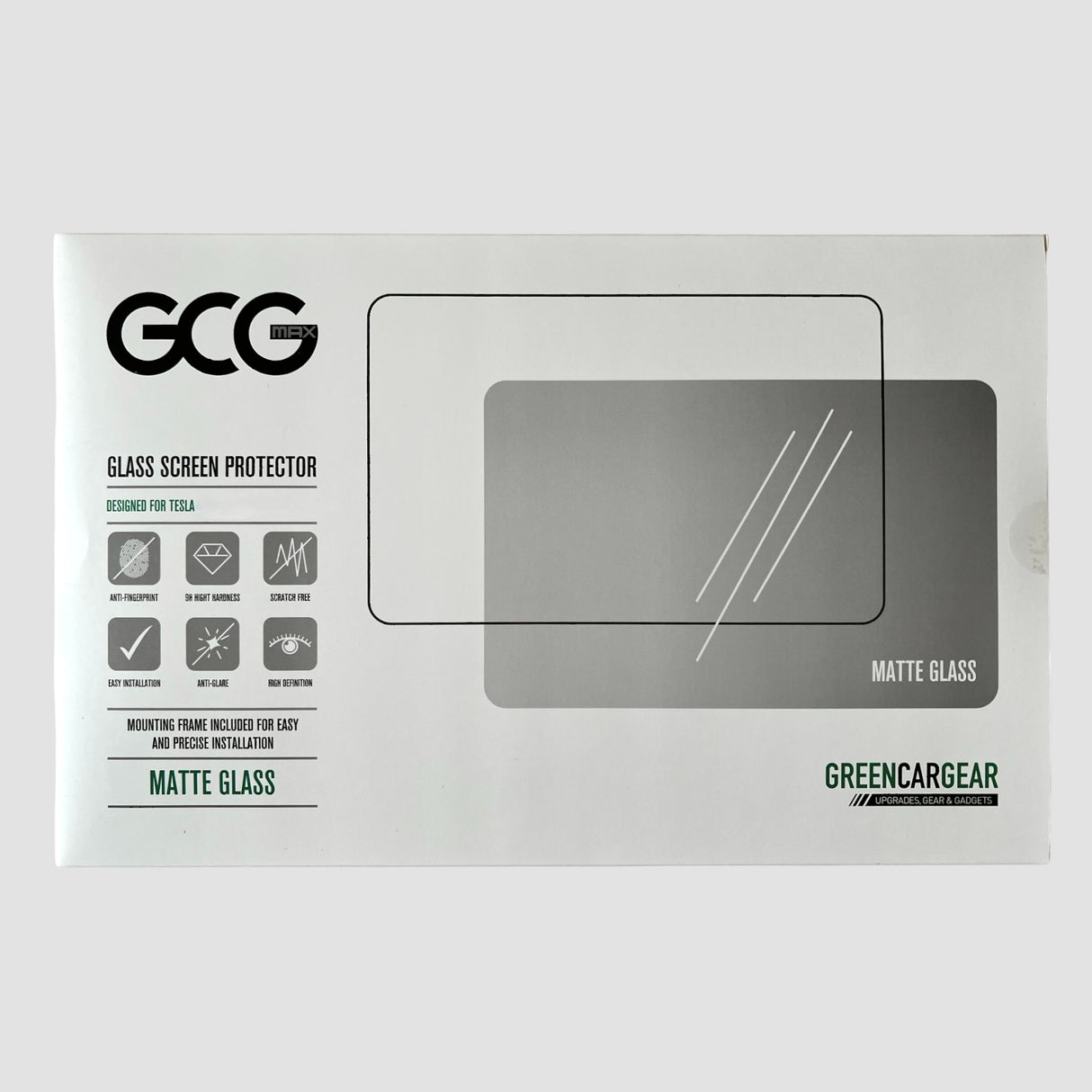 GCG MAX schermbeschermer – Tesla Model 3/Y (Highland & Juniper)