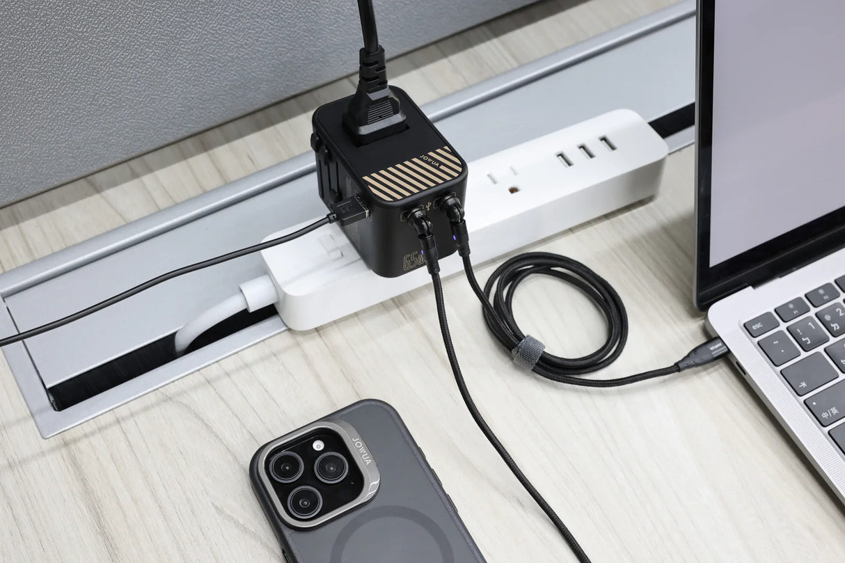 Jowua 65W GaN reisadapter