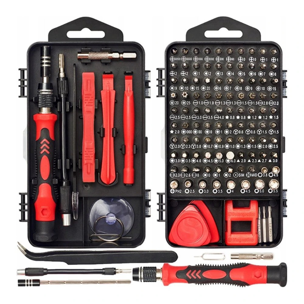 Precisiegereedschapsset met 100 bits en accessoires