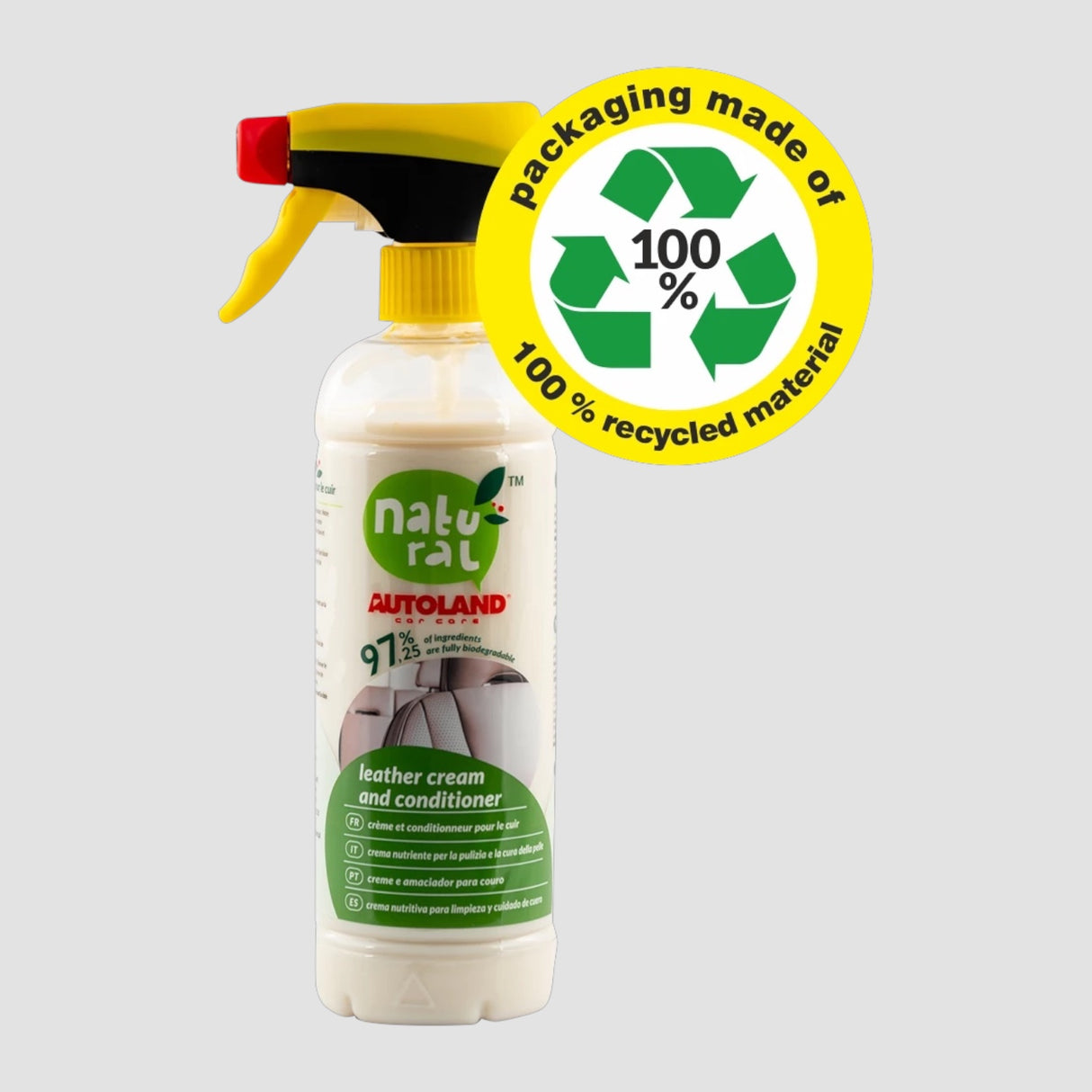 Autoland Leather Cream and Conditioner (Natural) - Biologisch afbreekbaar
