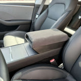 Alcantara armleuning met ingebouwd opbergvak - Tesla Model 3/Y