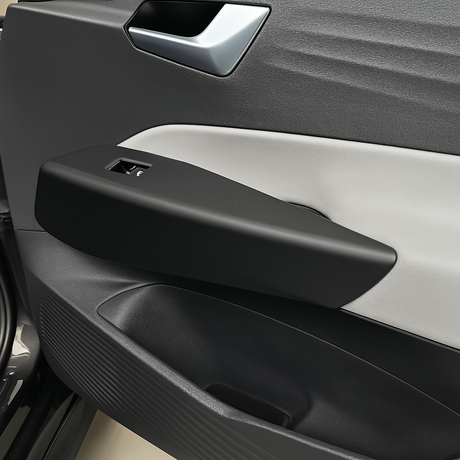 Mat zwart deksel voor deur, voor VW ID.3 en ID.4.