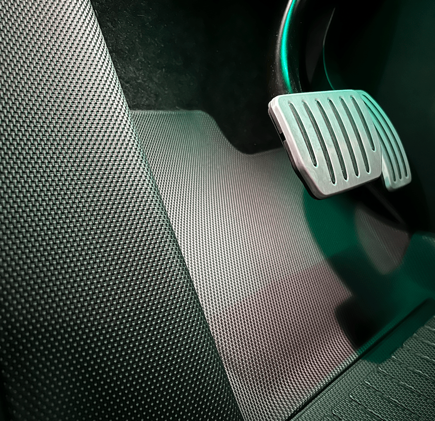 GCG MAX allweather mat voor Tesla Model Y, bestuurdersstoel, met pedalen