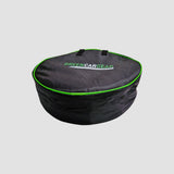 GCG MAX oplaadkabel- of mobiele oplader tas met logo en groene rand.