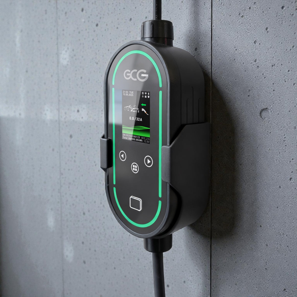 GCG MAX Mobiele 11kW lader – incl. gratis tas en houder