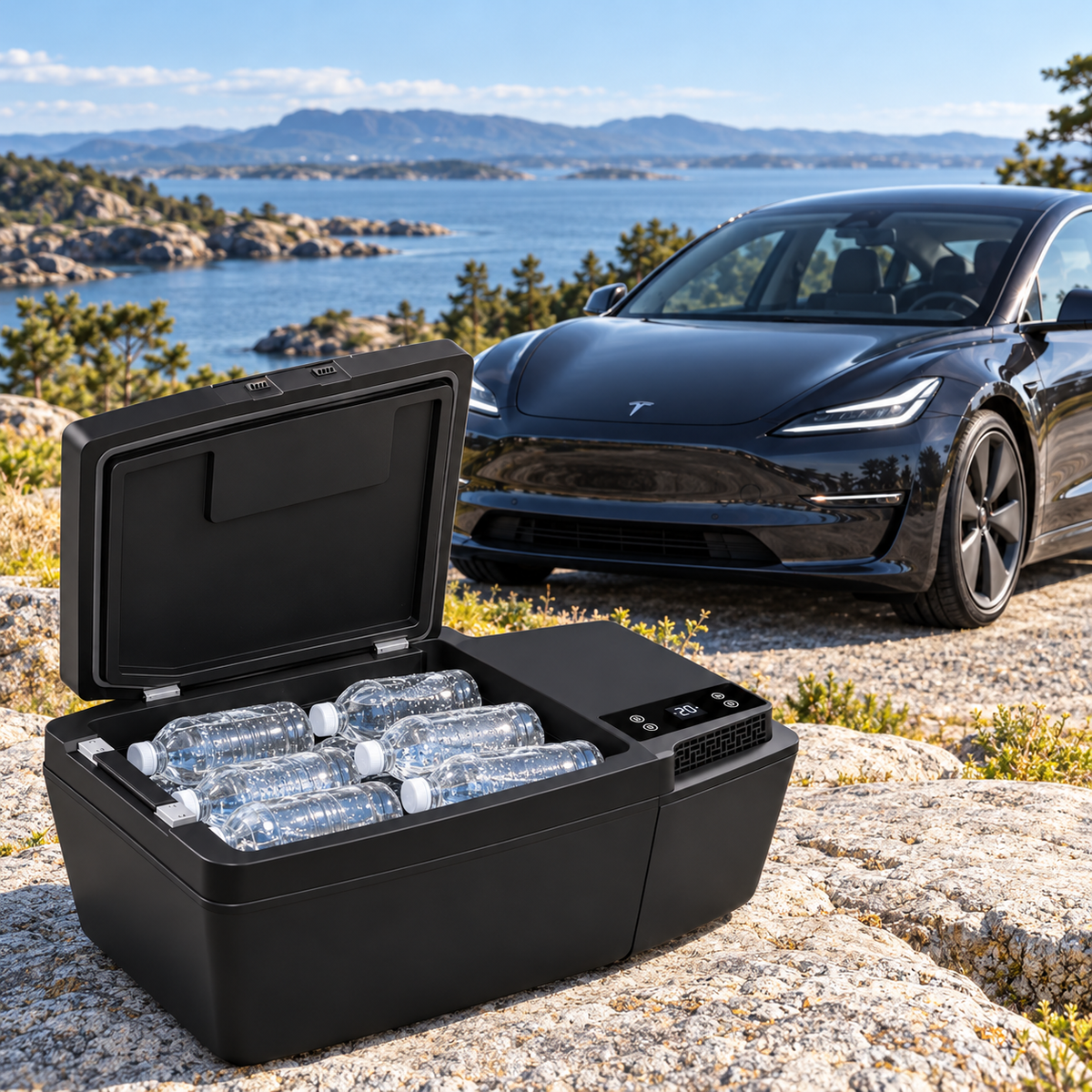 Compressor-koelbox voor Tesla Model 3