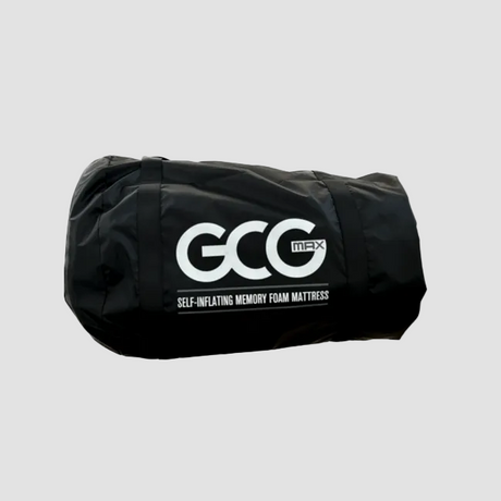 Luchtbed voor elektrische auto, geïllustreerd opgevouwen