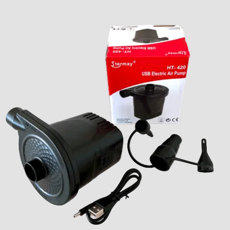 Luchtbed voor elektrische auto met bijgeleverde pomp