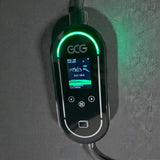 GCG MAX Mobiele Lader met een ingeschakeld display