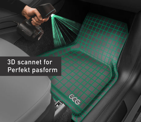 3D-gescande mattenset voor perfecte pasvorm in Tesla Model 3 Highland 2024