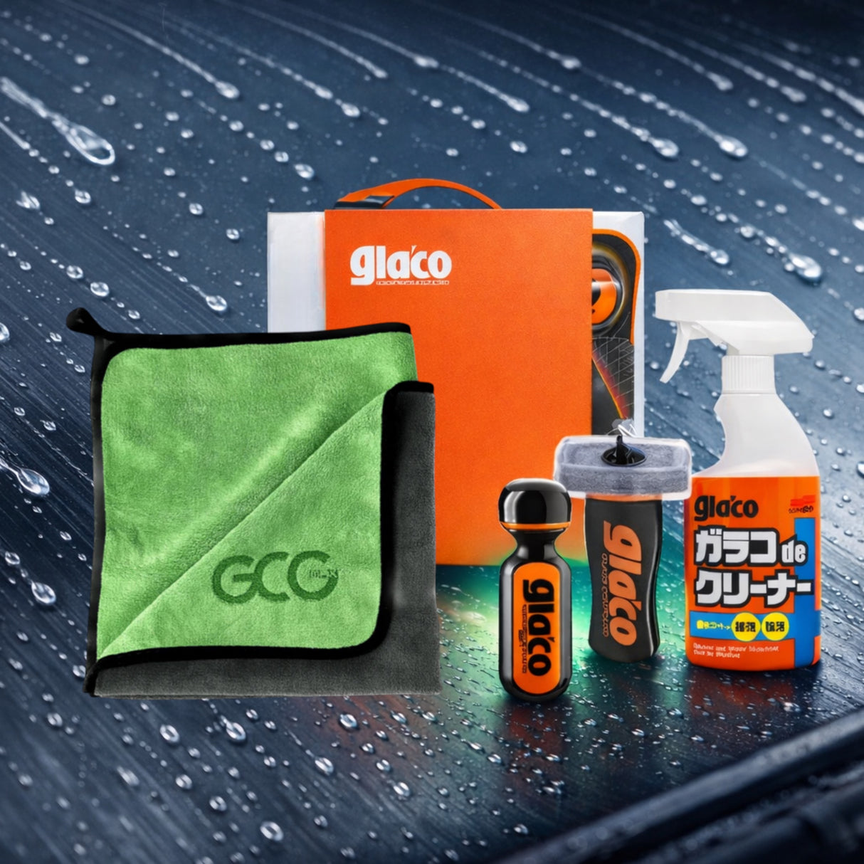 Soft99 Glaco glascoating kit 3-in-1 + microvezeldoek