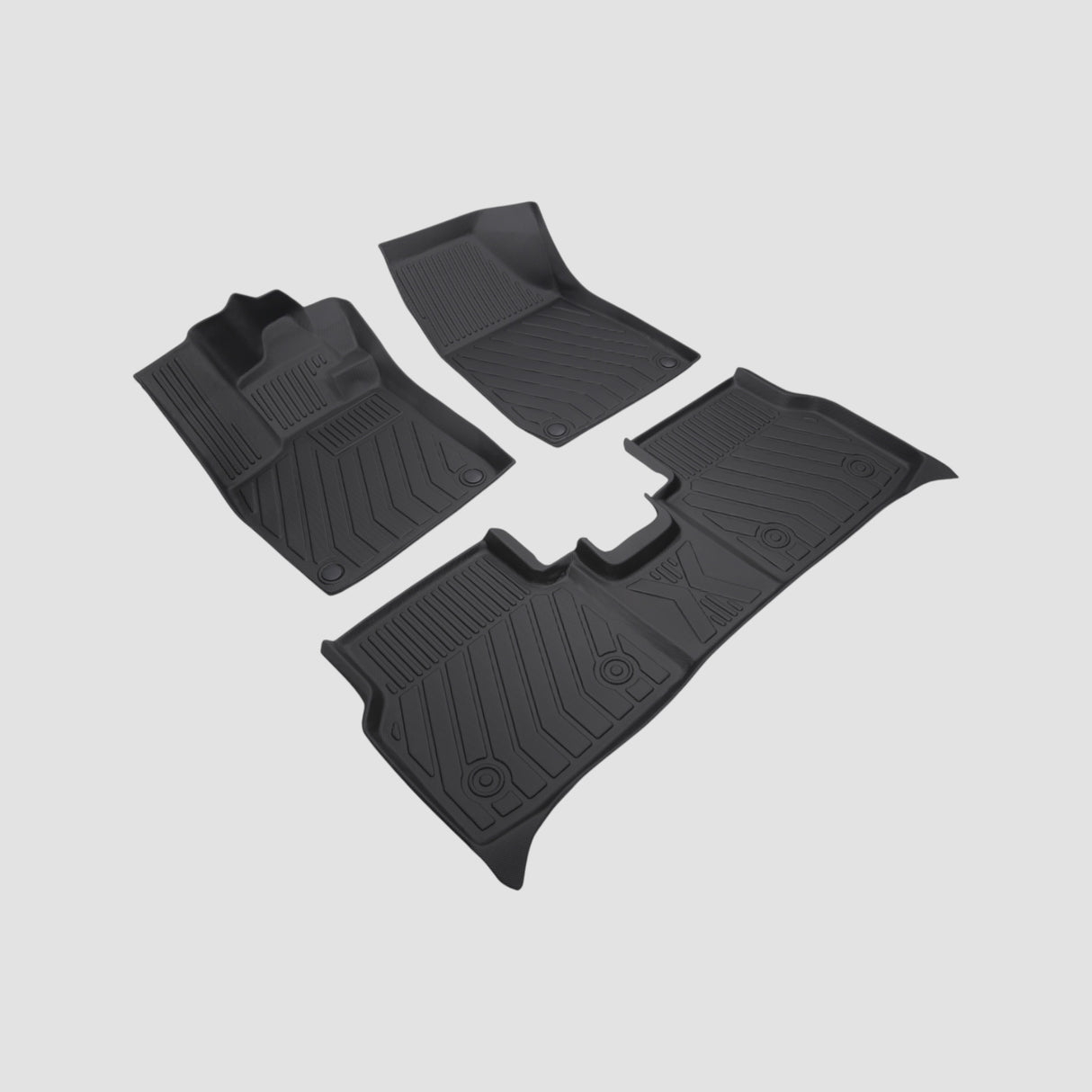 Mattenset voor VW ID.4 in zwart.