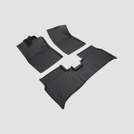 Mattenset voor VW ID.4 in zwart.