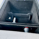Opbergbox voor armleuning (met ingang voor 12v.) Past op Tesla Model 3/Y