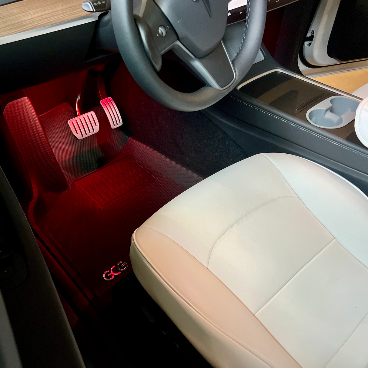 LED-licht onder de stoelen - vele kleurcombinaties