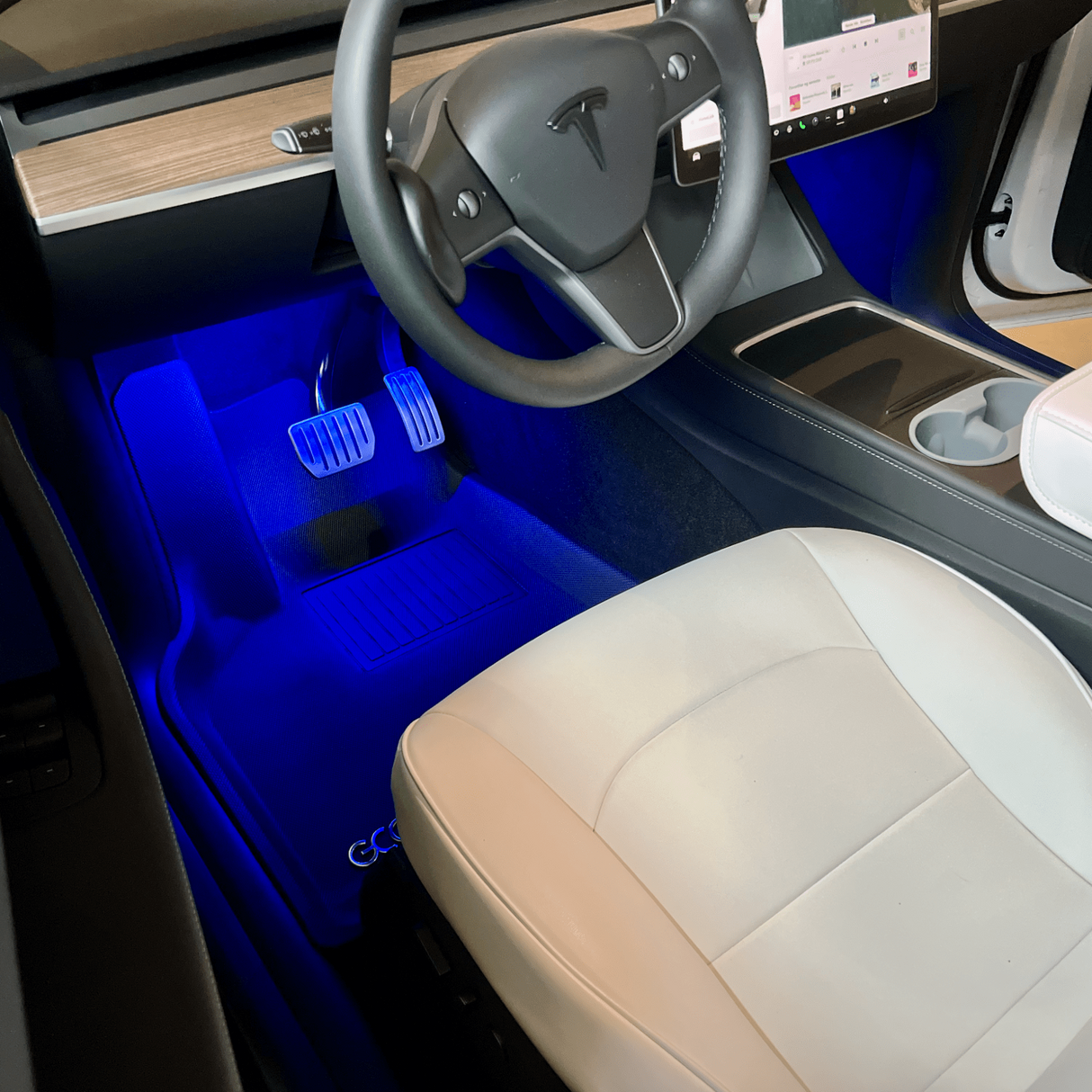 LED-licht onder de stoelen - vele kleurcombinaties