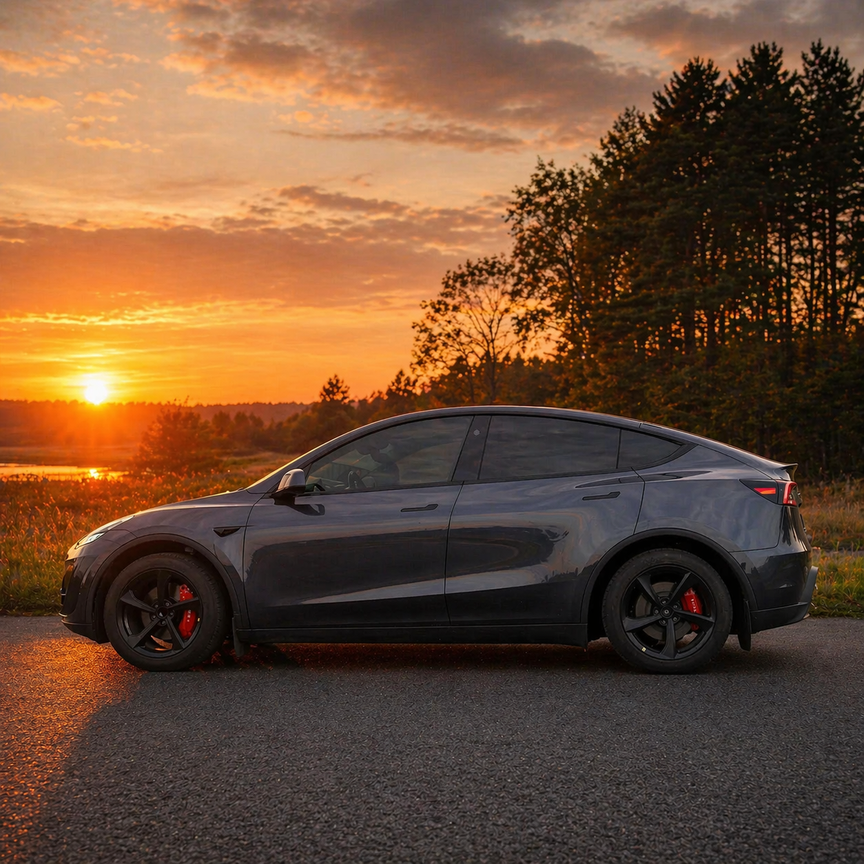 GCG MAX Cover voor remklauwen - Geschikt voor Tesla Model Y 2025- Juniper