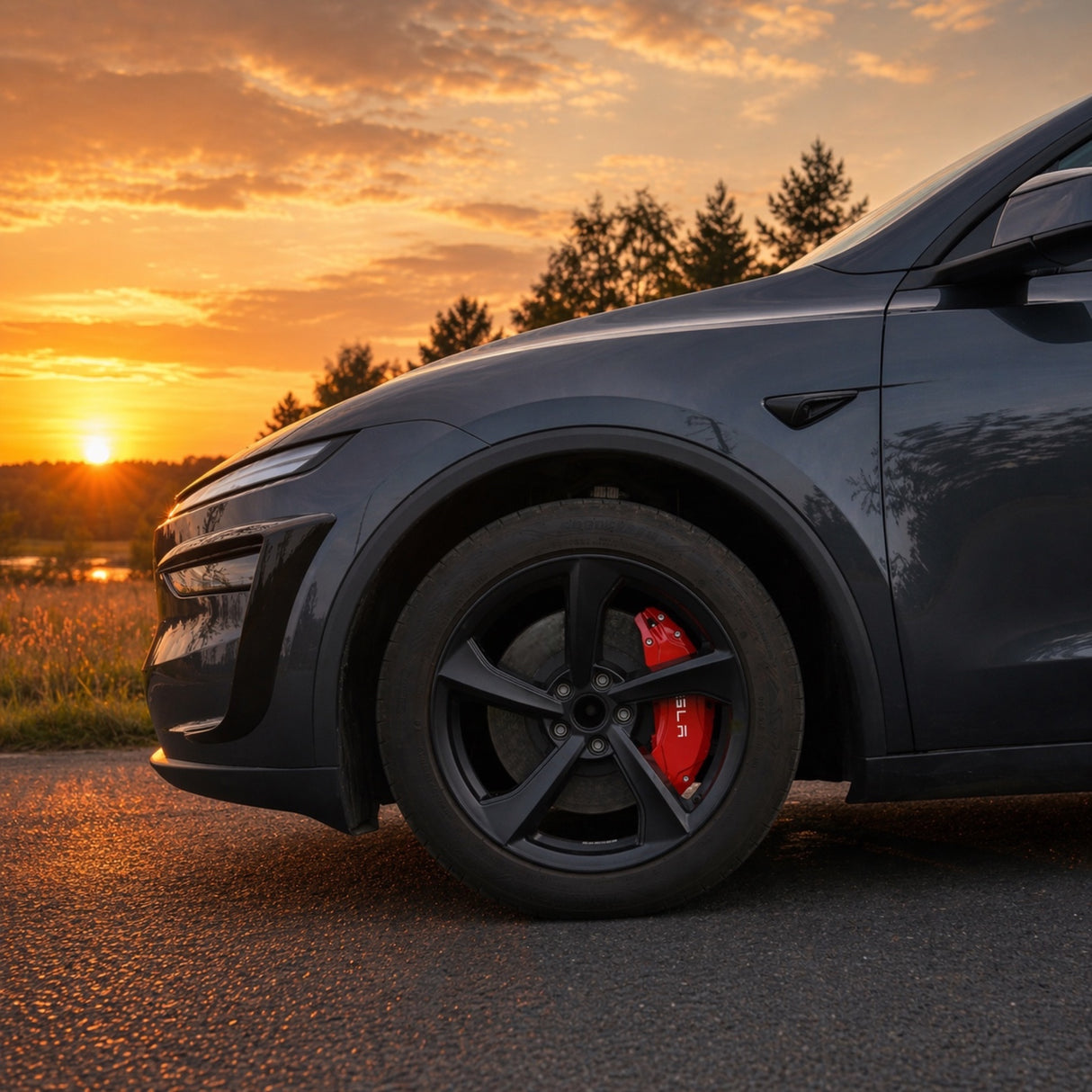 GCG MAX Cover voor remklauwen - Geschikt voor Tesla Model Y 2025- Juniper