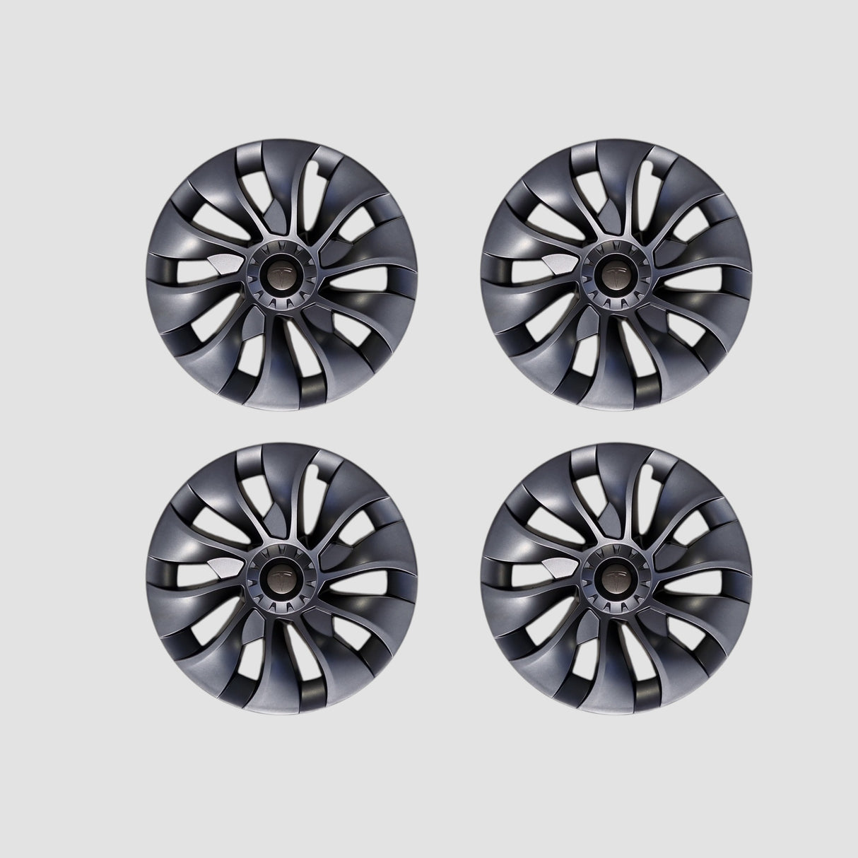 MV Spin grijze wieldoppen voor Tesla Model 3