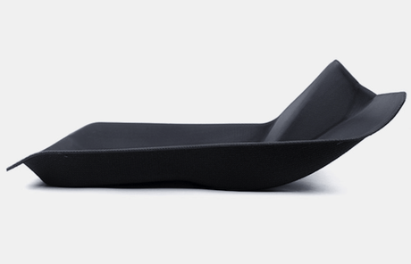 Afbeelding van een grijze 3D TPE allweather mat voor Tesla Model Y