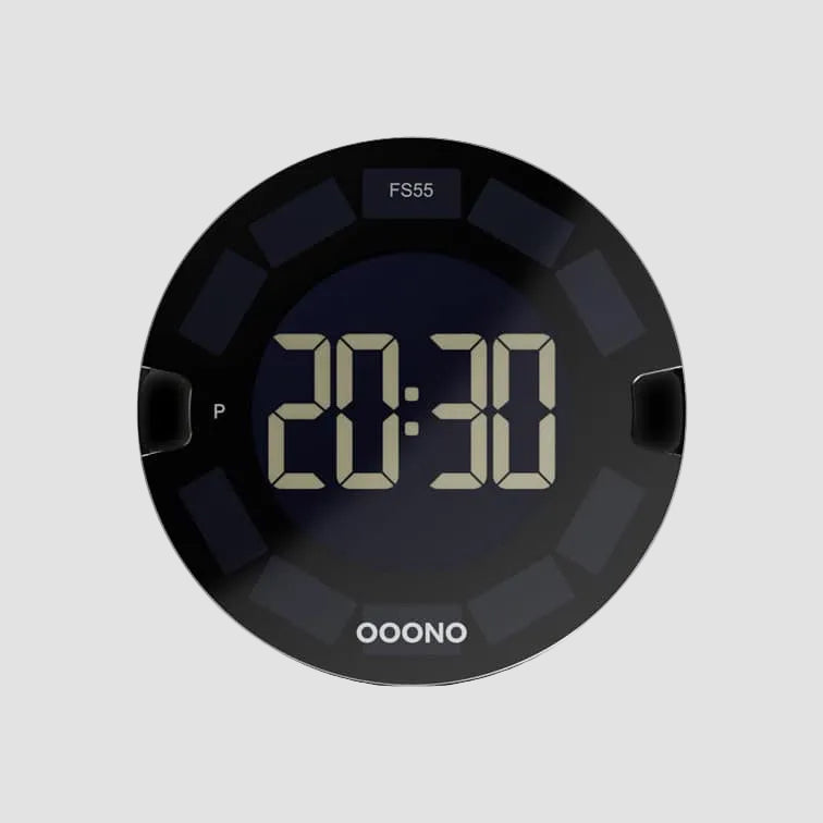 Sort OOONO p-skive (FS55) med colceller