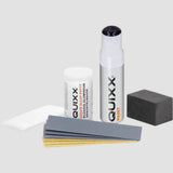 Quixx reparatieset voor velgen met aluminium plamuur, verf en vijl.