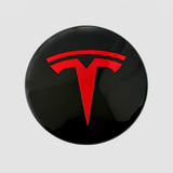 Wieldoppen met T-logo voor Vortex-wieldoppen - zwart (4 stuks)