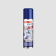 Sonax Xtreme velgsealer in blauwe sprayfles voor autoverzorging.