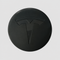 Wieldoppen met T-logo voor Vortex-wieldoppen - zwart (4 stuks)