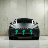Folie voor lichtstrip - Tesla Model Y 2025 Juniper – Mat zwart met TESLA tekst
