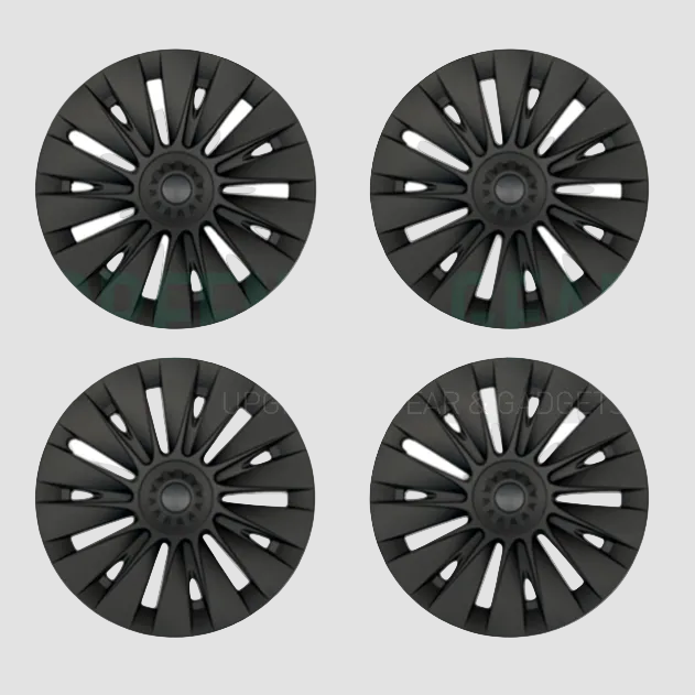 MV Straight wieldoppen voor Tesla Model Y, org. 19" standaard velgen