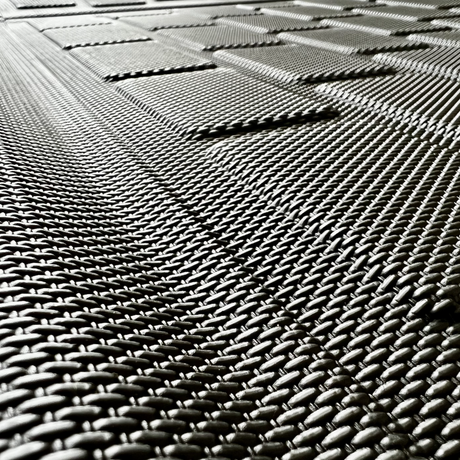 Detail van GCG MAX kofferbakmat met textuurpatroon