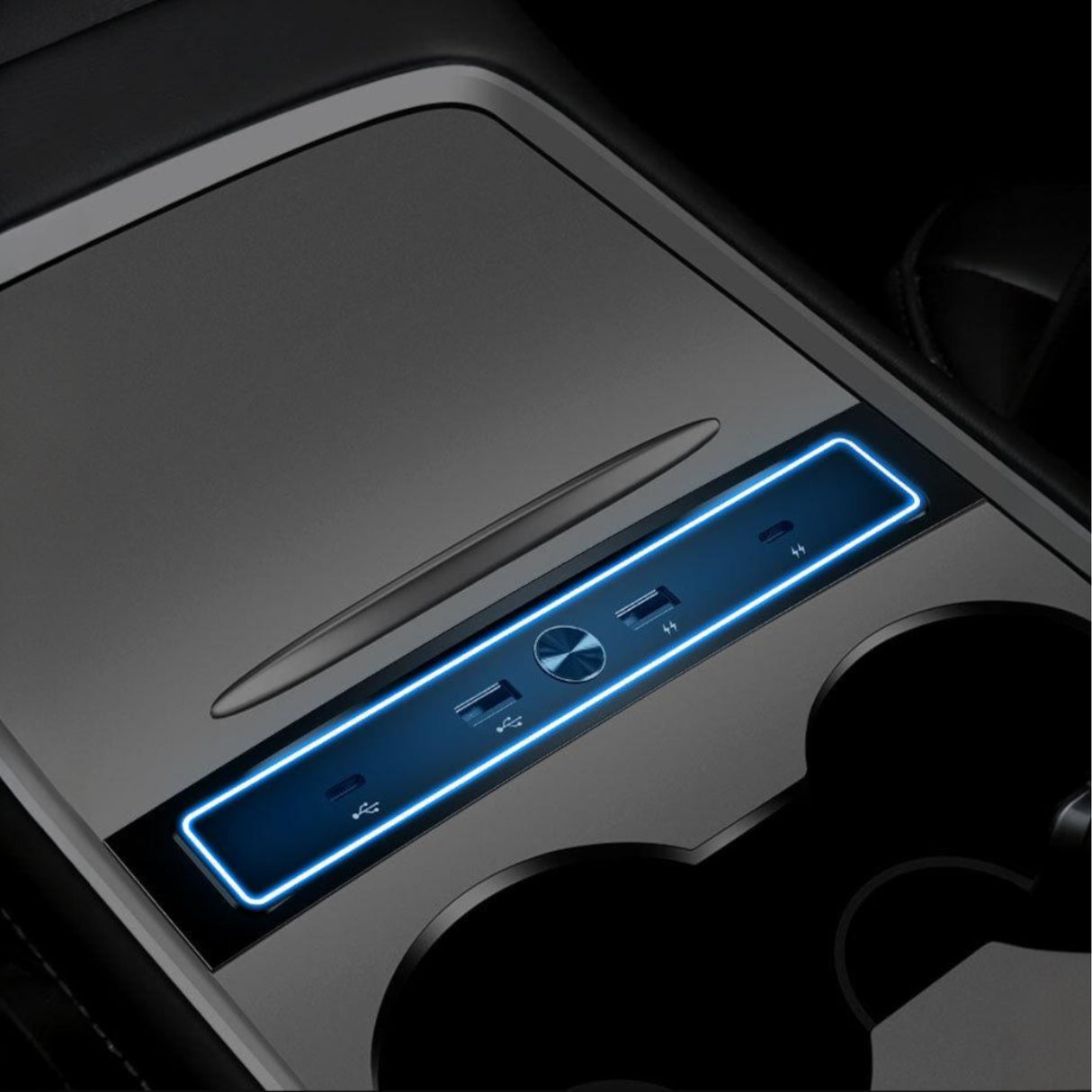 Mini USB-hub – Past op Tesla Model 3/Y