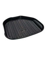 XPENG P7 all-weather frunk mat van zwart rubber