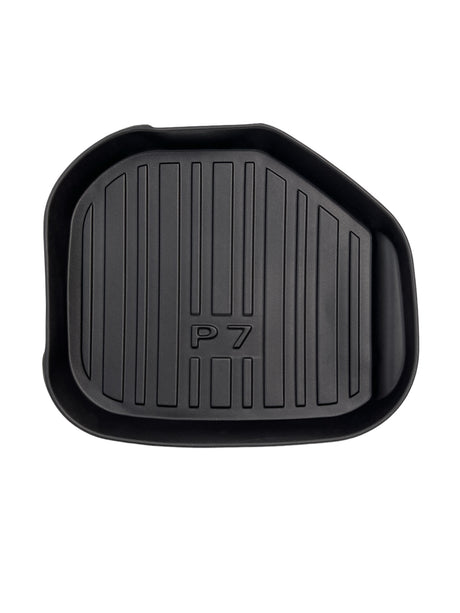 XPENG P7 allweather frunkmat in zwart rubber