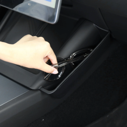 Cover voor draadloze oplader, met opbergruimte – Tesla Model 3 Highland