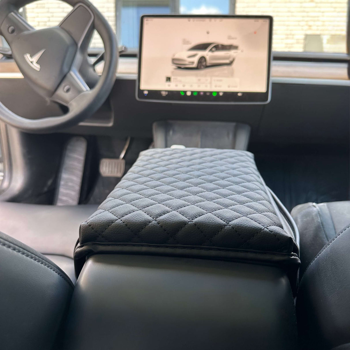 Cover voor armleuning - Tesla Model 3/Y