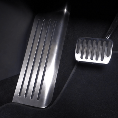 Voetsteun in glanzend aluminium voor Tesla Model 3 en Model Y